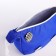 Youth bag with a zipper, blue color