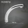Pour for the Zein mixer "Duck", 3/4 ", on the axis 14.5 cm, stainless steel, aerator plastic