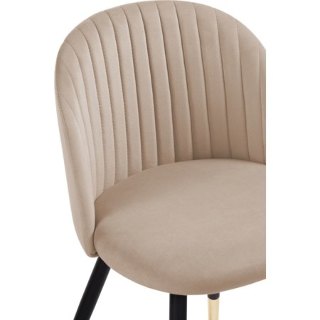 GABI Metal Metal Metal Carcass/velor, black/beige 50x52x79 cm-4