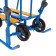 Sled "breeze 7 station wagon", with mittens, blue color
