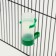 Drill/bird feeder 4 x 12 cm, 140 ml, green