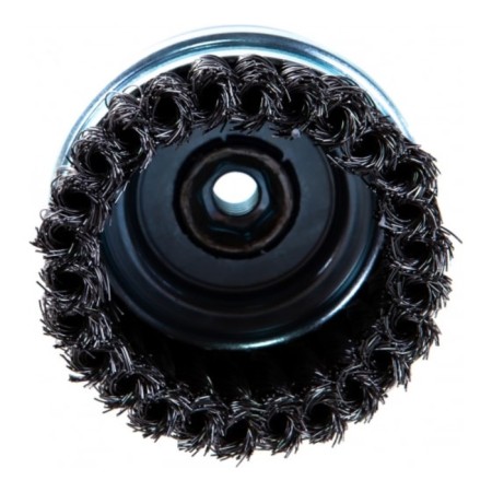 Brush for Ushm Zubble 3527-100_z02, "Cup", steel, wicker bunches, 0.5 mm, 100 mm x M14-2
