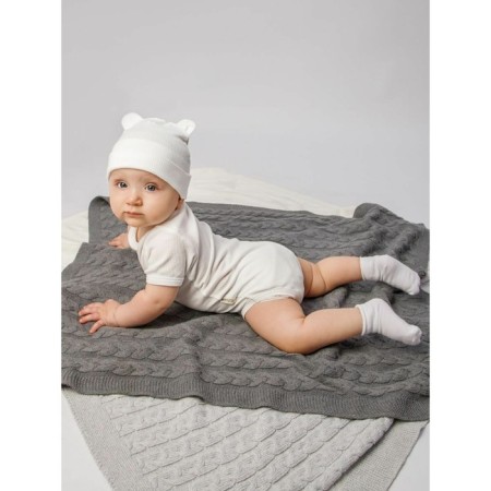 Set for discharge children's NewBorn growth 56-62 cm, beige color, 6 items-15