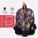 Baby backpack on lightning, external pocket, reflective strip, colorful color