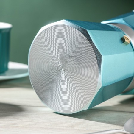 Azure geyser shade coffee maker, 6 cups, 300 ml, turquoise color-5