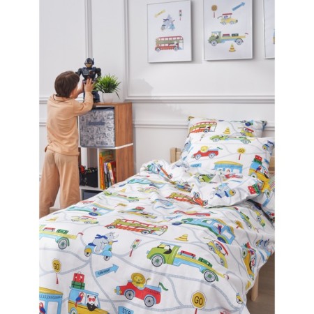 Bed linen 1.5 joint venture Animal Traffic, size 150x214 cm, 143x215 cm, 70x70 cm-9