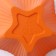 A set of silicone forms for baking the share "Rib. Star", 7 × 7 × 3.5 cm, 6 pcs, color orange