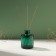 Diffusor for essential oils "Sunflower" 100 ml transparent green 6x6x8.5 cm