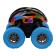 Friction Funky Toys Flooding Machine, with print and blue wheels, 4x4