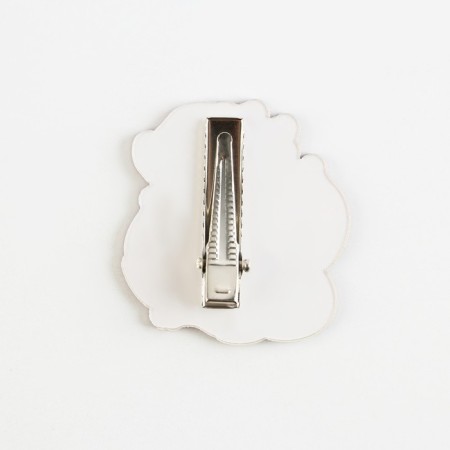 Hair clips "Chibi fox", anime, 3.4 x 3.7 x 1 cm-2