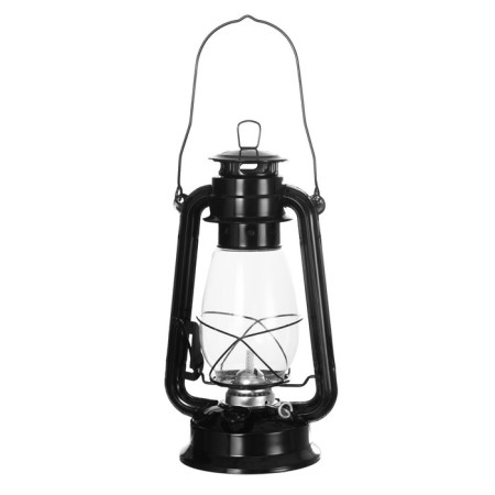 Kerosene lamp decorative black 14x18x30 cm risalux-9