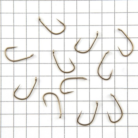 The hook Owner Amano Tenkara Weye Brown No. 8, 12 pcs.-1