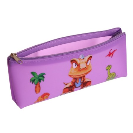 School Penal on the zipper "Dinosaur", mix-4