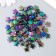 A set of beads for creativity plastic "Star. Rainbow overflow" set of 20 g 1.1x1.1x0.4 cm