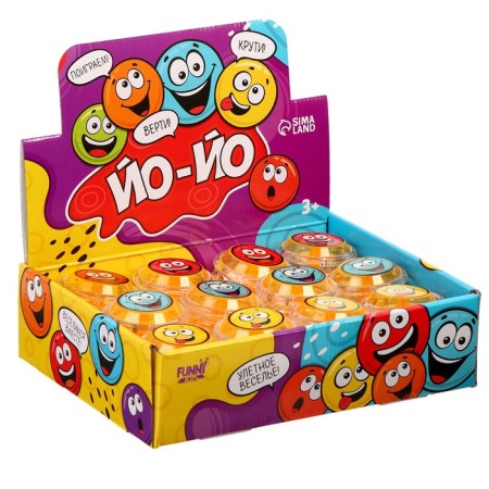 Yo-yo in the show box "Smiley", in showbox-6