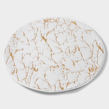 House rug of shares "Gold", 60 × 60 cm, beige color-3