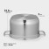 Orion pan, 4.5 l, d = 22 cm, glass cover, heat distribution bottom, induction