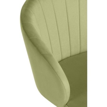 Computer chair Plastic Plastic/velor, white/green 59x60x78 cm-6