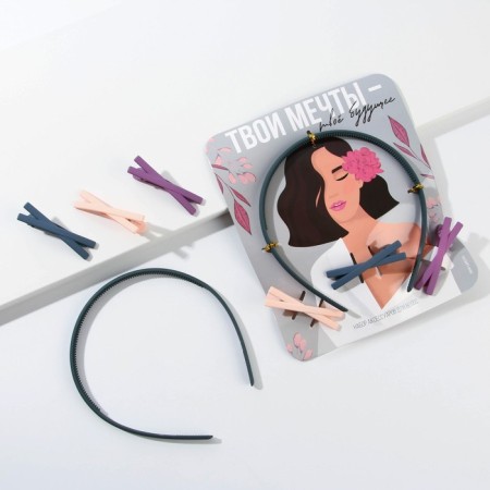 Formation and hairpins for hair (3 pcs.) "Your dreams are your future", a set