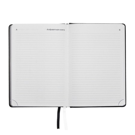 Gift Davente.bravo Set: Dated Dated 2024, A5, 176 sheets, solid cover, block 70 g/m2, black + ballpoint pen-11