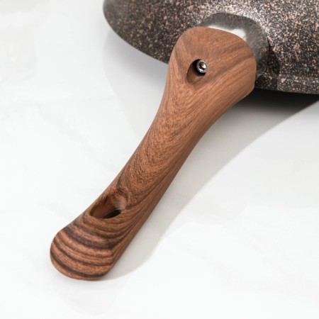 Granit Ultra Original pan, D = 24 cm, plastic handle, anti -stick coating, brown color-4