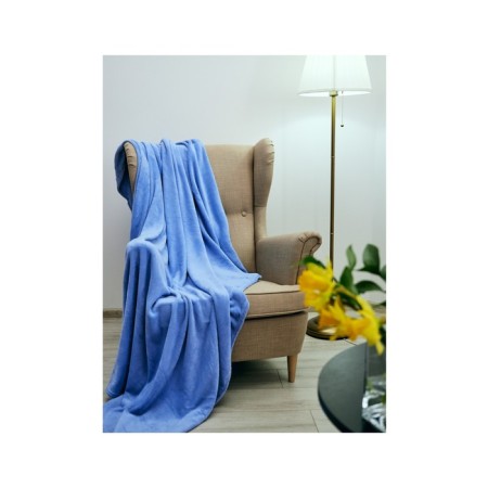 Sollya blanket, size 180x200 cm, blue color-1