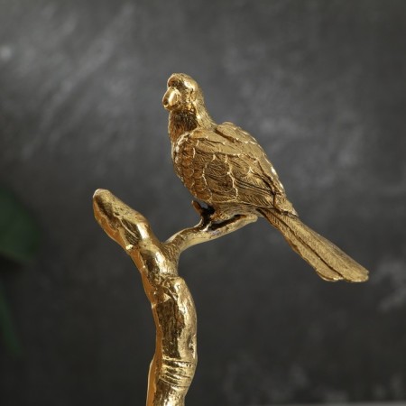 Figurine "bird" marble brass 22 x 9 x 30 cm-8