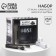 Boss set, glass glass 250 ml, whiskey stones, forceps