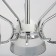 Alpha chandelier, size 63x27x63 cm, 300W 5xe27