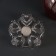 Glass Glass for 1 candle "Five hearts" Transparent 5x14x14 cm