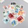 Stickers for creativity "Set of traveler" set 46 pcs 4.4x4.4x1.1 cm