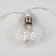 Garland “thread” 3 m with nozzles “ball bulbs”, ip20, transparent thread, 80 LED, glow warm white, 8 modes, 220 V