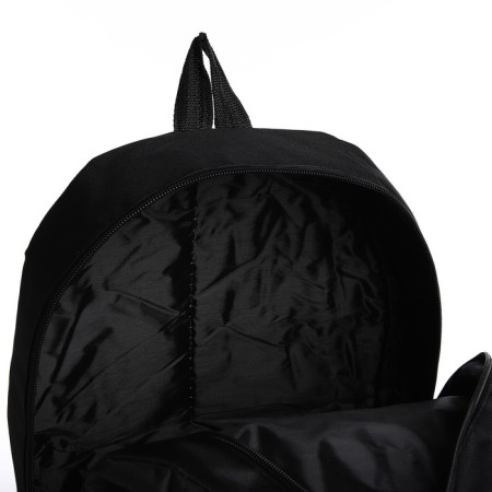 A backpack with a zipper, with USB, 4 outer pockets, bag, pencil case, black color-8