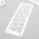 Stencil of stencil "Flower pattern" 11x32 cm