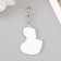Acryl keychain "Serpent with heart" 6x4.5 cm