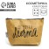 Kraft cosmetic bag "Girl-Dream", size 11x17 cm