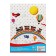 A set of paper, self -adhesive fluorescent, A4 format, 8 sheets, 8 colors
