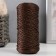 Knitting cord 100% polyester 1mm 200m/75 ± 10g (11-chocolate)