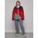 Ski suit female, size 52, red color