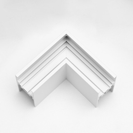 The connector of the invoice for the tire pipeline is G-shaped white 5x5 cm-1