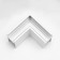 The connector of the invoice for the tire pipeline is G-shaped white 5x5 cm