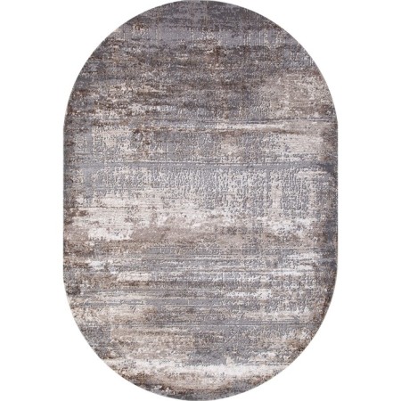 Oval Carbon Karmen Hali Armina, size 200x290 cm, color Grey/Brown
