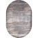 Oval Carbon Karmen Hali Armina, size 200x290 cm, color Grey/Brown