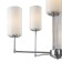 Chandelier 60W, 6 class14, 61.3x60 cm, chrome