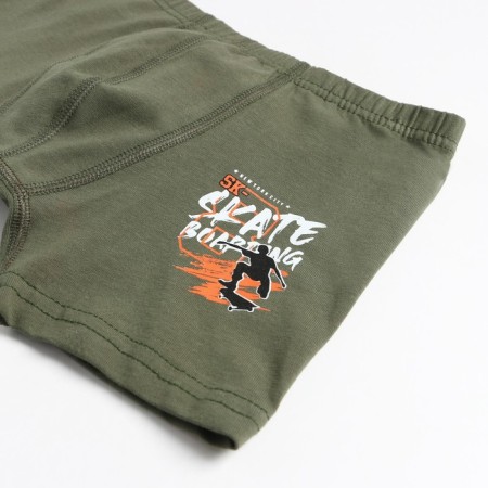Boxers for a boy, khaki color, height 122-128 cm-1