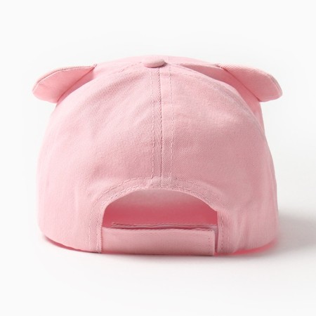 Cap for girls minku "cat" color pink, river 52-2