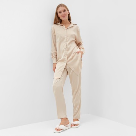 Kit (shirt, trousers) female minku: Light Touch Beige color, rr 44-2