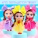 Fairy -tale pony doll, gift set with ponies, purple, mix