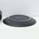 A set of plates of dessert porcelain Magistro Lofty, 6 objects: D = 20 cm, black color