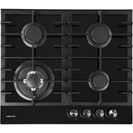 Hound surface HIBERG VM 60440 B, gas, 4 burners, black-1